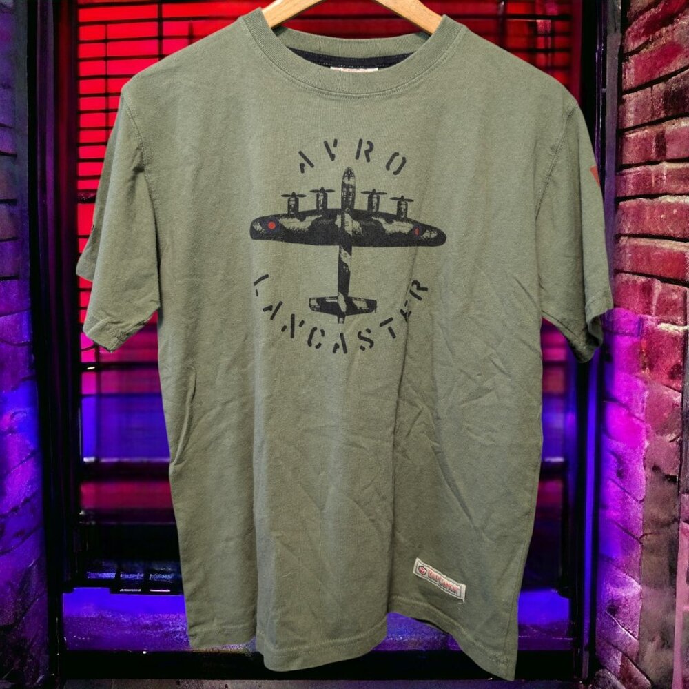 Avro Lancaster Red Canoe Made In USA T-Shirt, Medium